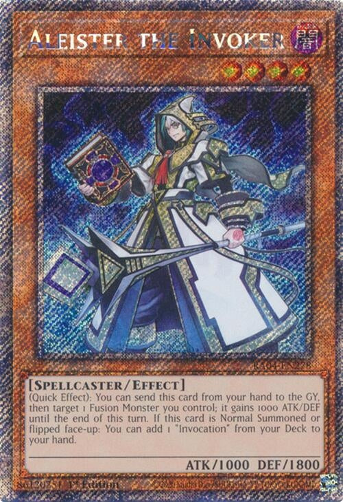 Image for Aleister the Invoker (Platinum Secret Rare) (Quarter Century Stampede) (RA04-EN278) - YuGiOh