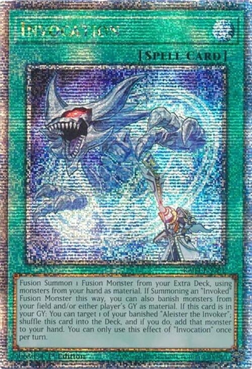 Image for Invocation (Quarter Century Secret Rare) (Quarter Century Stampede) (RA04-EN281) - YuGiOh