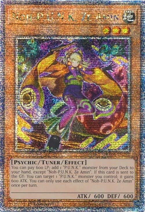 Image for Noh-P.U.N.K. Ze Amin (Quarter Century Secret Rare) (Quarter Century Stampede) (RA04-EN293) - YuGiOh