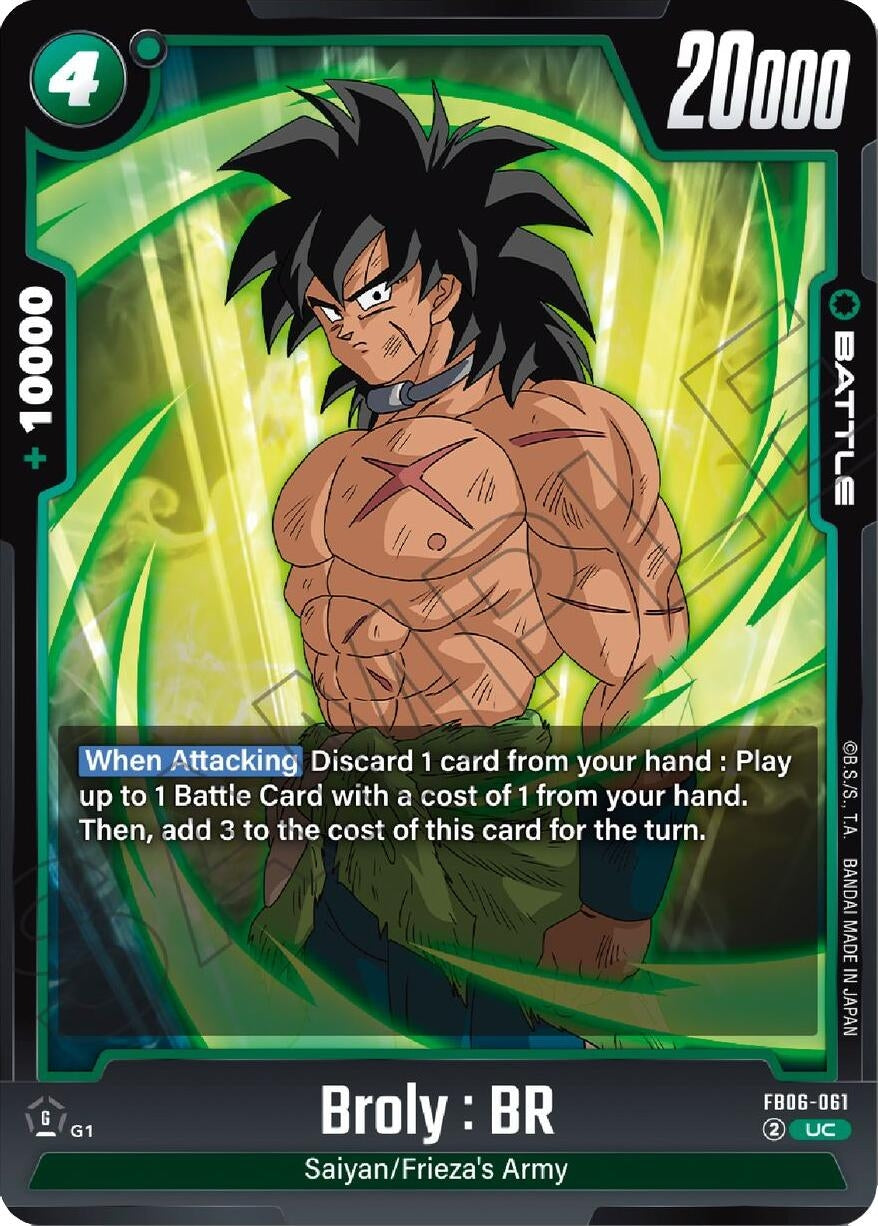 Image for Broly : BR - FB06-061 (Rivals Clash) (FB06-061) - Dragon Ball Super: Fusion World