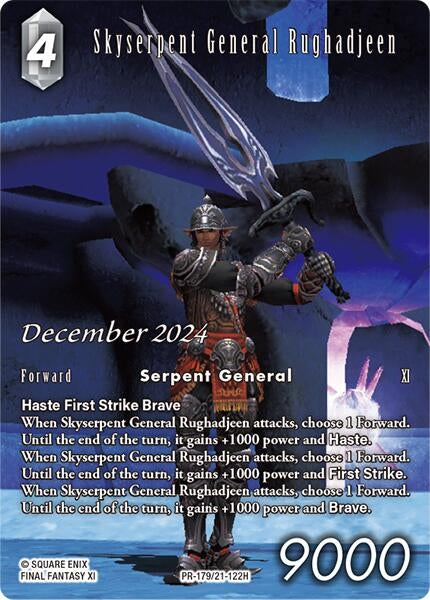 Image for Skyserpent General Rughadjeen (PR-179/21-122H) (FF: Promo Cards) (PR-179/21-122H) - Final Fantasy TCG