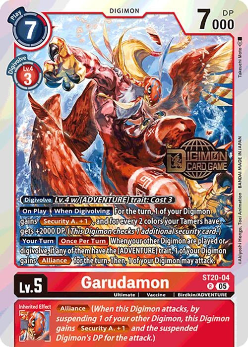 Image for Garudamon (ST-20_PR) (ST20-04 R) - Digimon Card Game