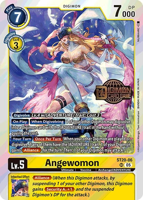 Image for Angewomon (ST-20_PR) (ST20-06 SR) - Digimon Card Game