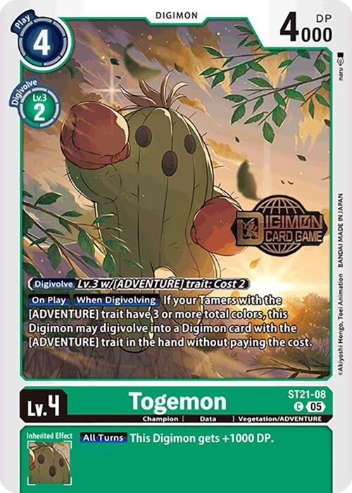 Image for Togemon (ST-21_PR) (ST21-08 C) - Digimon Card Game