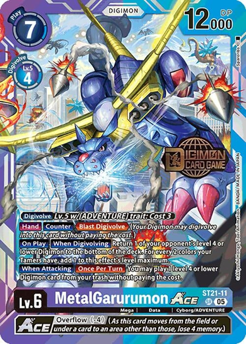 Image for MetalGarurumon ACE (ST-21_PR) (ST21-11 SR) - Digimon Card Game