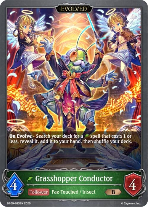 Image for Grasshopper Conductor (Evolved) (BP09: Duet of Dawn and Dusk) (BP09-013EN) - Shadowverse: Evolve