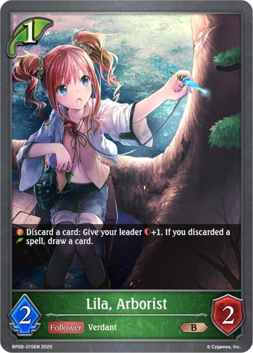 Image for Lila, Arborist (BP09: Duet of Dawn and Dusk) (BP09-015EN) - Shadowverse: Evolve
