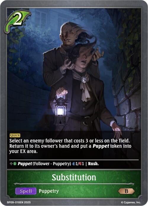 Image for Substitution (BP09: Duet of Dawn and Dusk) (BP09-016EN) - Shadowverse: Evolve