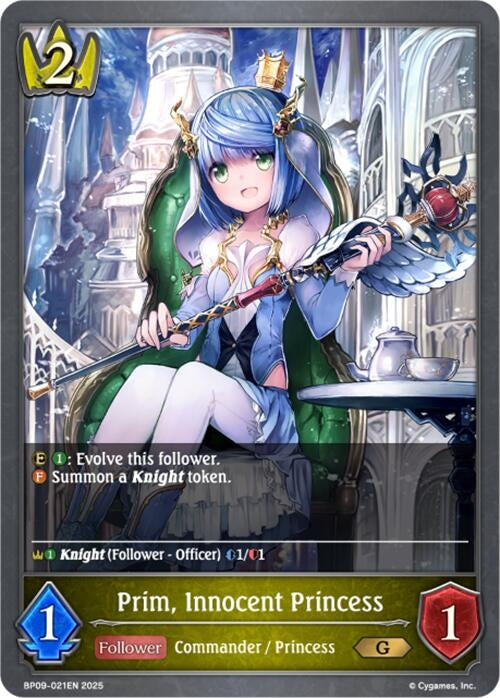 Image for Prim, Innocent Princess (BP09: Duet of Dawn and Dusk) (BP09-021EN) - Shadowverse: Evolve