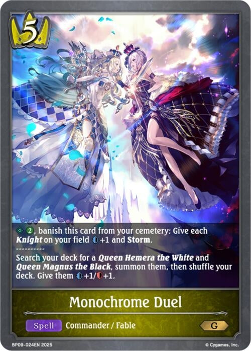 Image for Monochrome Duel (BP09: Duet of Dawn and Dusk) (BP09-024EN) - Shadowverse: Evolve