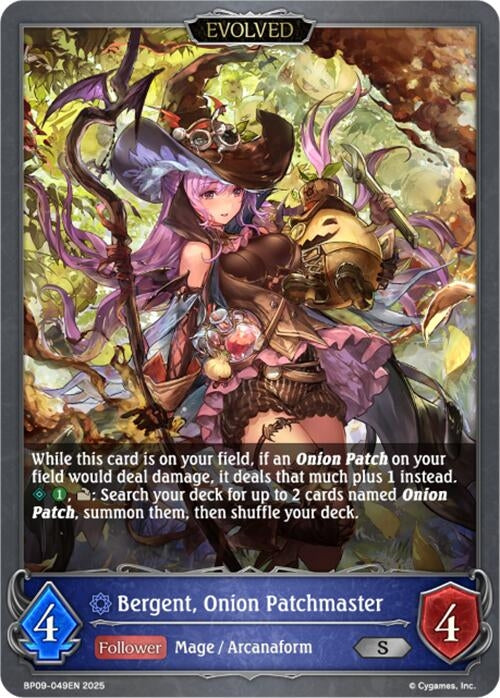 Image for Bergent, Onion Patchmaster (Evolved) (BP09: Duet of Dawn and Dusk) (BP09-049EN) - Shadowverse: Evolve
