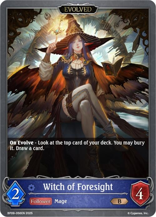 Image for Witch of Foresight (Evolved) (BP09: Duet of Dawn and Dusk) (BP09-056EN) - Shadowverse: Evolve