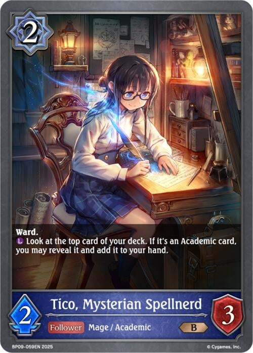 Image for Tico, Mysterian Spellnerd (BP09: Duet of Dawn and Dusk) (BP09-059EN) - Shadowverse: Evolve