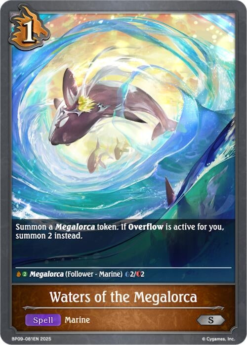 Image for Waters of the Megalorca (BP09: Duet of Dawn and Dusk) (BP09-081EN) - Shadowverse: Evolve