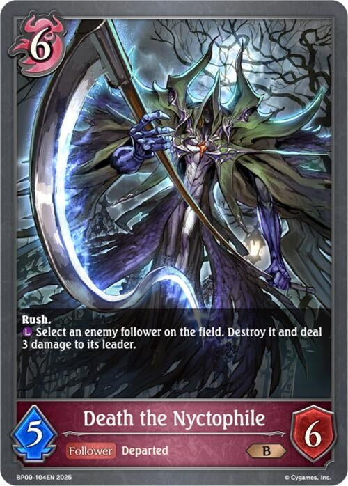 Image for Death the Nyctophile (BP09: Duet of Dawn and Dusk) (BP09-104EN) - Shadowverse: Evolve