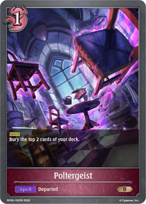 Image for Poltergeist (BP09: Duet of Dawn and Dusk) (BP09-105EN) - Shadowverse: Evolve