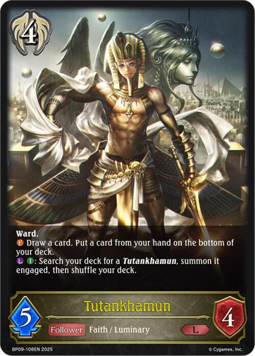 Image for Tutankhamun (BP09: Duet of Dawn and Dusk) (BP09-108EN) - Shadowverse: Evolve
