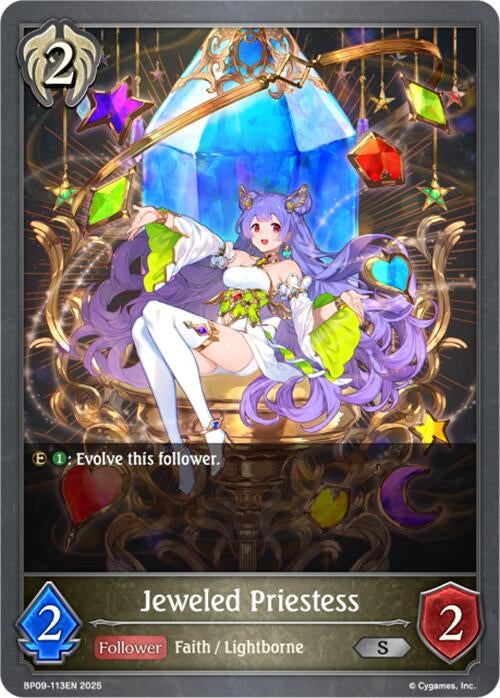 Image for Jeweled Priestess (BP09: Duet of Dawn and Dusk) (BP09-113EN) - Shadowverse: Evolve
