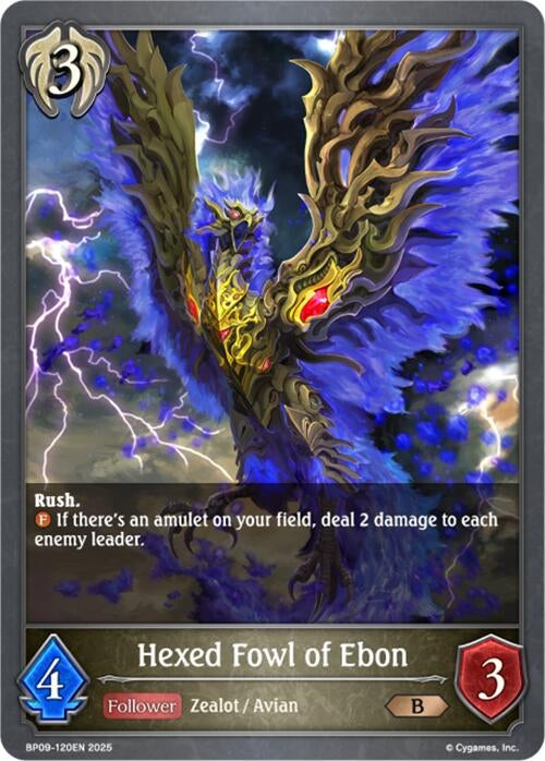 Image for Hexed Fowl of Ebon (BP09: Duet of Dawn and Dusk) (BP09-120EN) - Shadowverse: Evolve