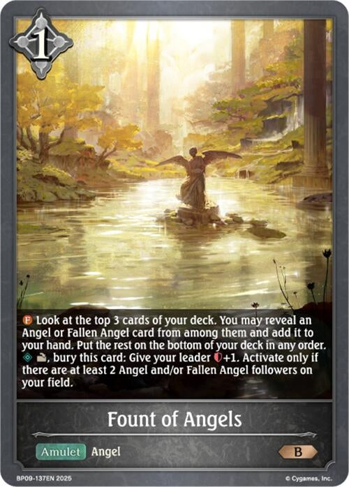 Image for Fount of Angels (BP09: Duet of Dawn and Dusk) (BP09-137EN) - Shadowverse: Evolve