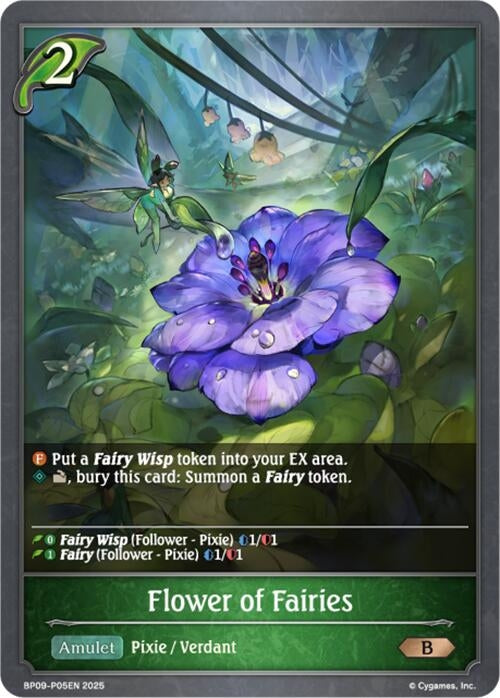 Image for Flower of Fairies - P05EN (Foil) (BP09: Duet of Dawn and Dusk) (BP09-P05EN) - Shadowverse: Evolve