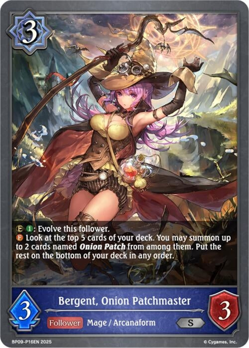 Image for Bergent, Onion Patchmaster - P16EN (Foil) (BP09: Duet of Dawn and Dusk) (BP09-P16EN) - Shadowverse: Evolve