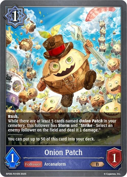 Image for Onion Patch - P21EN (Foil) (BP09: Duet of Dawn and Dusk) (BP09-P21EN) - Shadowverse: Evolve