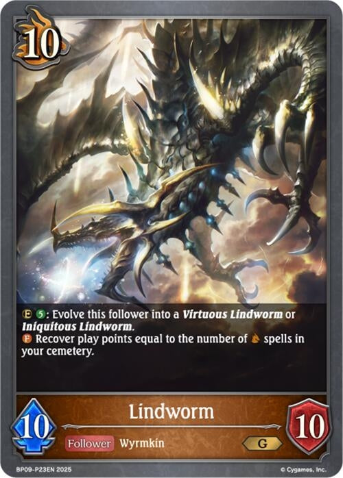 Image for Lindworm - P23EN (Foil) (BP09: Duet of Dawn and Dusk) (BP09-P23EN) - Shadowverse: Evolve