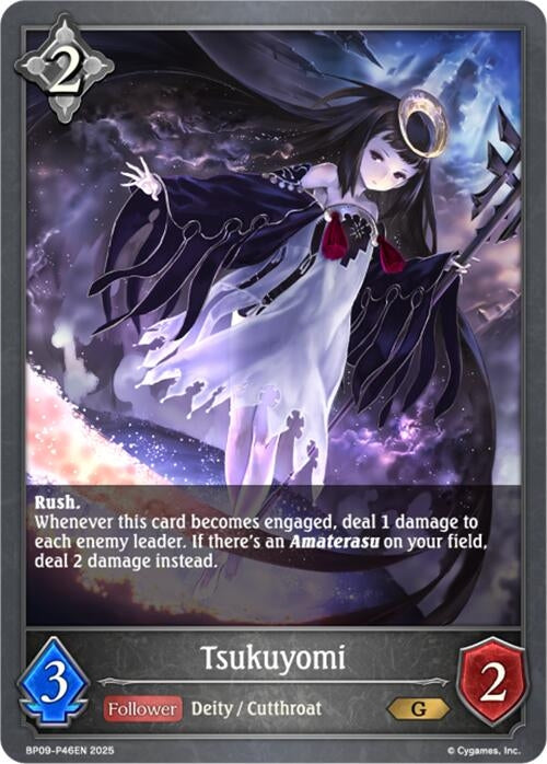Image for Tsukuyomi - P46EN (Foil) (BP09: Duet of Dawn and Dusk) (BP09-P46EN) - Shadowverse: Evolve