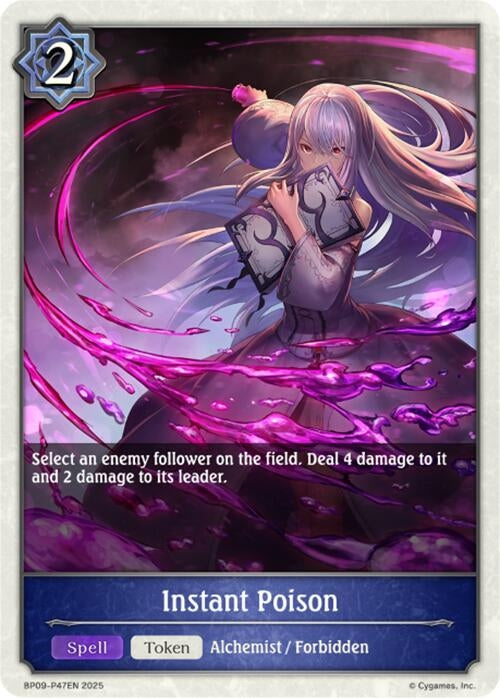 Image for Instant Poison - P47EN (Foil) (BP09: Duet of Dawn and Dusk) (BP09-P47EN) - Shadowverse: Evolve