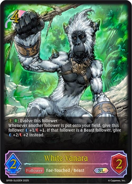 Image for White Vanara (SL) (BP09: Duet of Dawn and Dusk) (BP09-SL02EN) - Shadowverse: Evolve