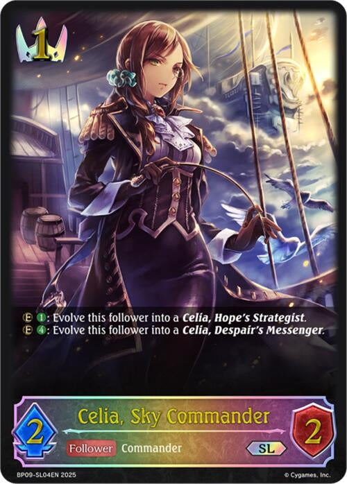 Image for Celia, Sky Commander (SL) (BP09: Duet of Dawn and Dusk) (BP09-SL04EN) - Shadowverse: Evolve