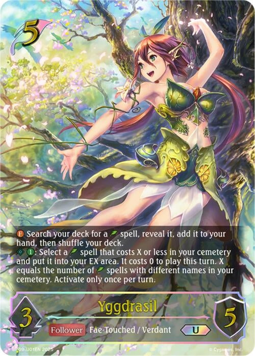 Image for Yggdrasil (U) (BP09: Duet of Dawn and Dusk) (BP09-U01EN) - Shadowverse: Evolve