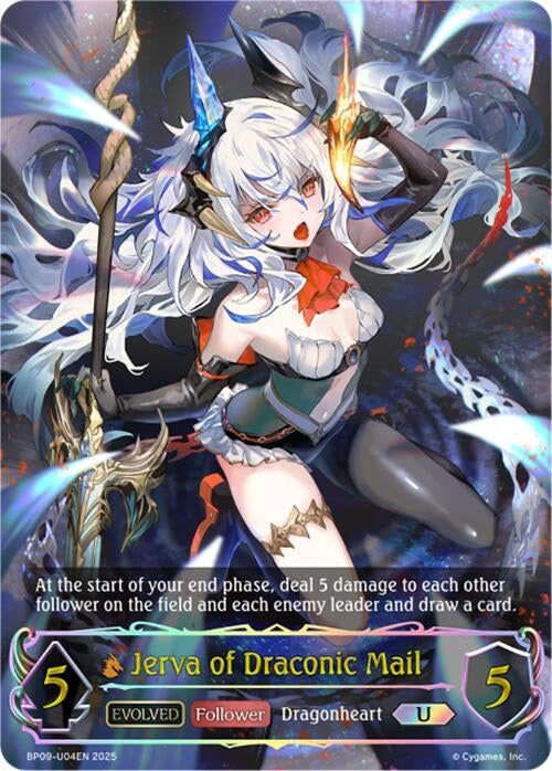 Image for Jerva of Draconic Mail (U) (BP09: Duet of Dawn and Dusk) (BP09-U04EN) - Shadowverse: Evolve