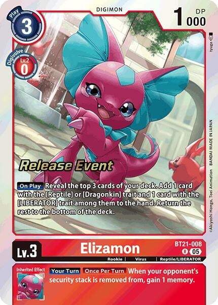 Image for Elizamon (BT21_PR) (BT21-008 R) - Digimon Card Game