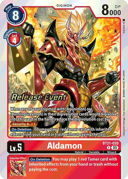 Image for Aldamon (BT21_PR) (BT21-020 R) - Digimon Card Game