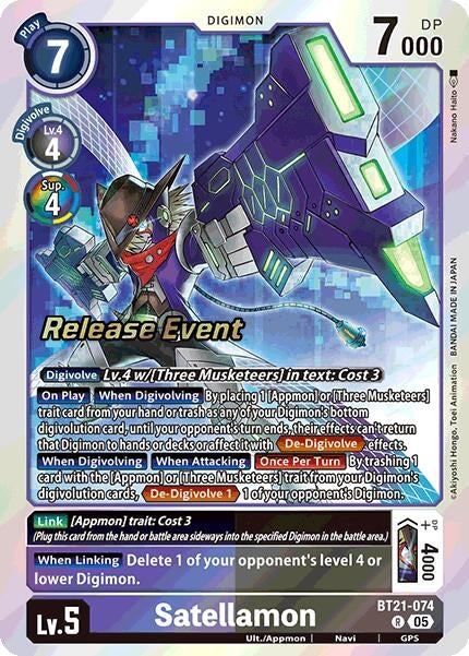 Image for Satellamon (BT21_PR) (BT21-074 R) - Digimon Card Game
