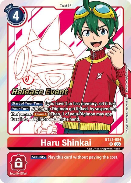 Image for Haru Shinkai (BT21_PR) (BT21-084 R) - Digimon Card Game