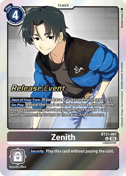 Image for Zenith (BT21_PR) (BT21-087 R) - Digimon Card Game