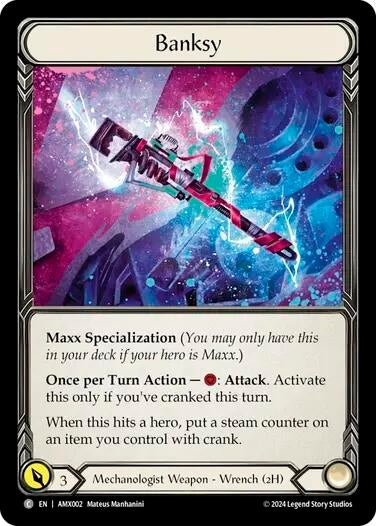 Image for Banksy (Armory Deck: Maxx Nitro) (AMX002) - Flesh and Blood TCG