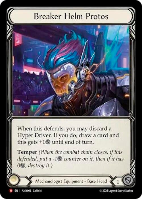 Image for Breaker Helm Protos (Armory Deck: Maxx Nitro) (AMX003) - Flesh and Blood TCG
