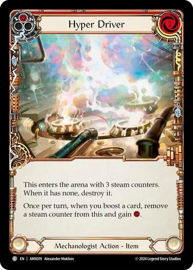 Image for Hyper Driver (Red) (Armory Deck: Maxx Nitro) (AMX019) - Flesh and Blood TCG