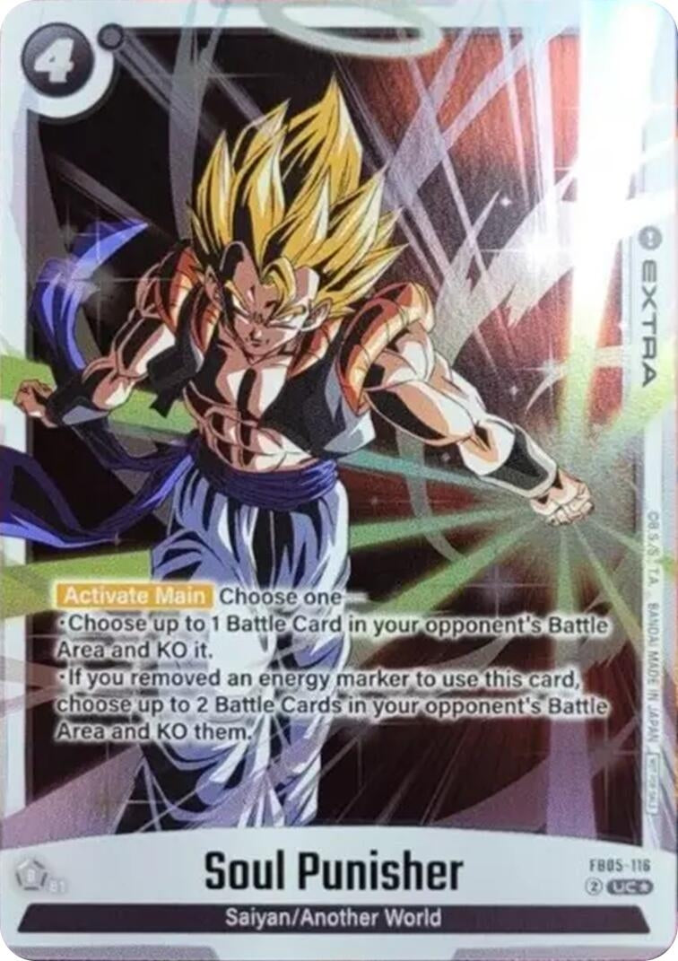 Image for Soul Punisher (Tournament Pack 06) (Tournament and Championship Promos) (FB05-116) - Dragon Ball Super: Fusion World