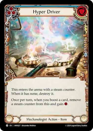 Image for Hyper Driver (Blue) (Armory Deck: Maxx Nitro) (AMX027) - Flesh and Blood TCG
