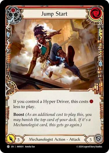 Image for Jump Start (Red) (Armory Deck: Maxx Nitro) (AMX011) - Flesh and Blood TCG