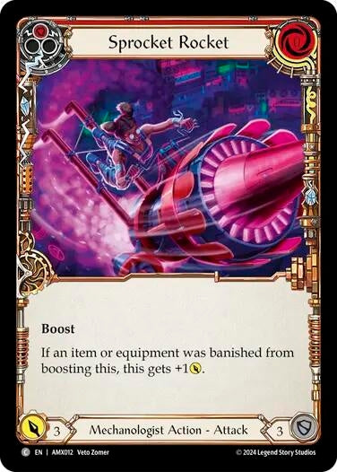 Image for Sprocket Rocket (Red) (Armory Deck: Maxx Nitro) (AMX012) - Flesh and Blood TCG