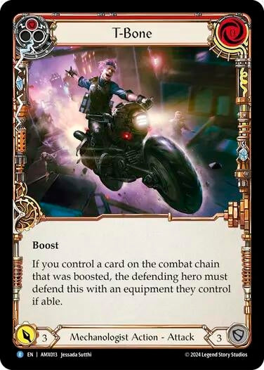 Image for T-Bone (Red) (Armory Deck: Maxx Nitro) (AMX013) - Flesh and Blood TCG