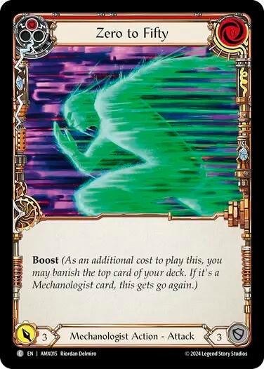 Image for Zero to Fifty (Red) (Armory Deck: Maxx Nitro) (AMX015) - Flesh and Blood TCG
