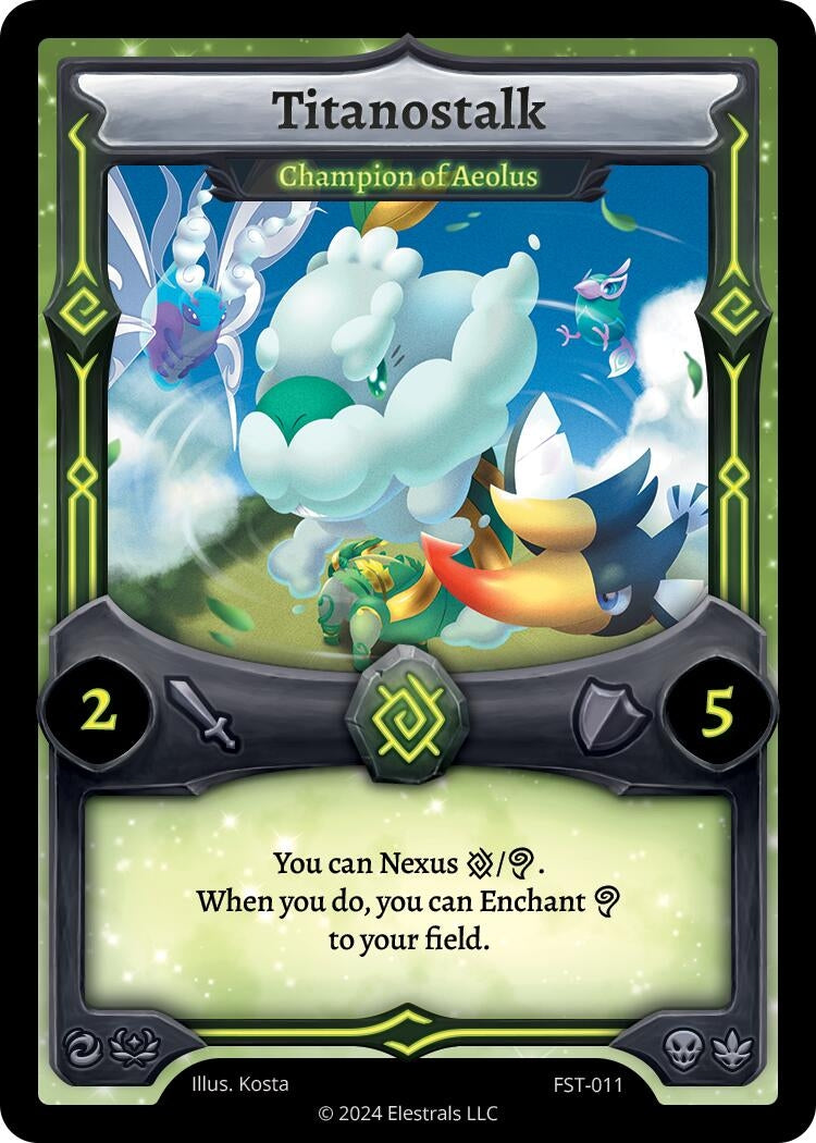 Image for Titanostalk - Champion of Aeolus (Divine Champions: Firestorm) (FST-011) - Elestrals