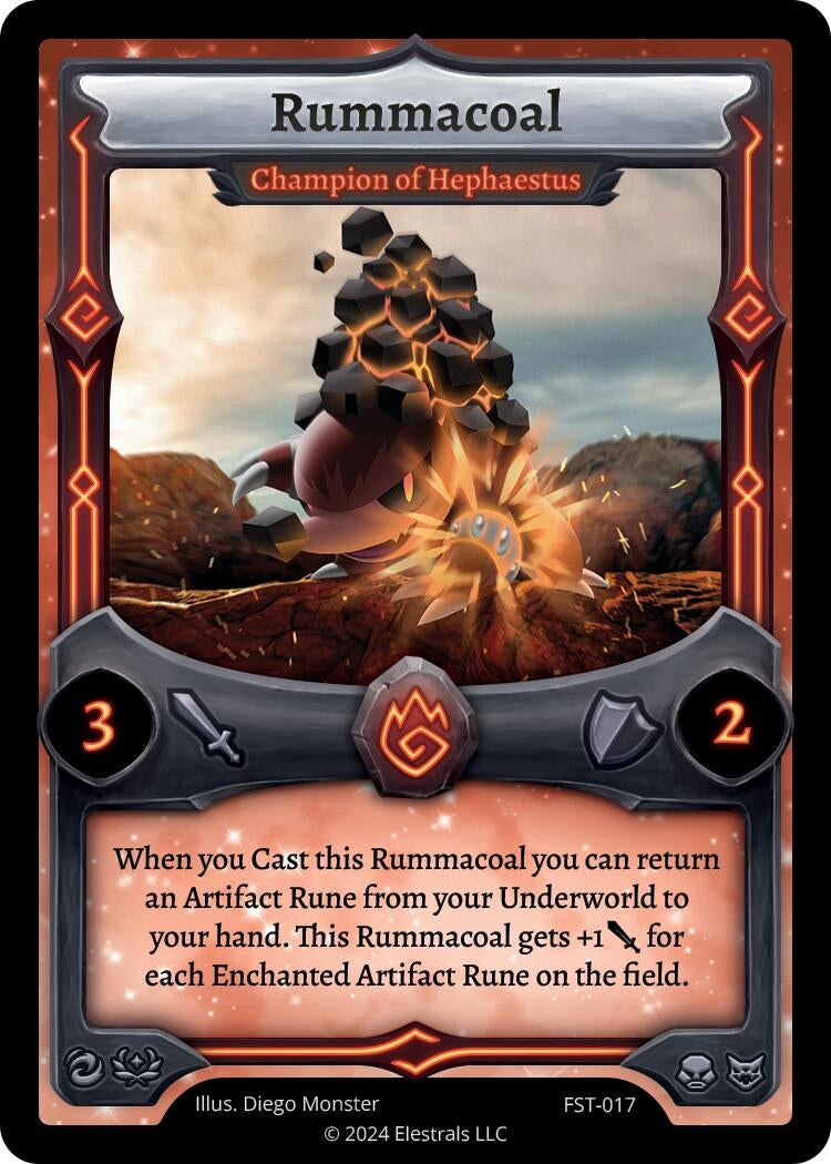 Image for Rummacoal - Champion of Hephaestus (Divine Champions: Firestorm) (FST-017) - Elestrals